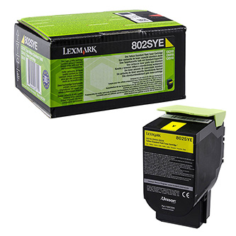 Lexmark originál toner 80C2SYE, yellow, 2000str., Lexmark CX310dn, CX310n, CX410de, CX410