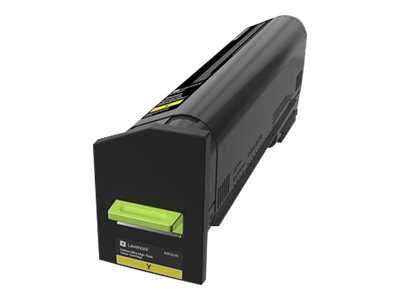 Lexmark originál toner 82K2UYE, yellow, 55000str., return, ultra high capacity, Lexmark CX860de,CX8