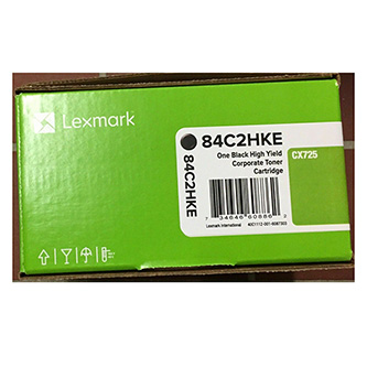 Lexmark originál toner 84C2HKE, black, 25000str., return, high capacity, Lexmark CX725de,CX725dhe,C
