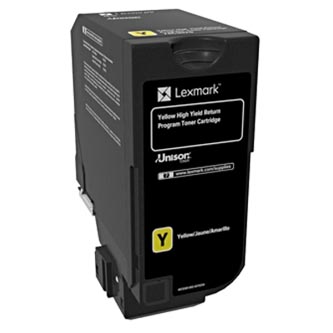 Lexmark originál toner 84C2HY0, yellow, 16000str., return, Lexmark CX725de, CX725dhe, CX725dthe
