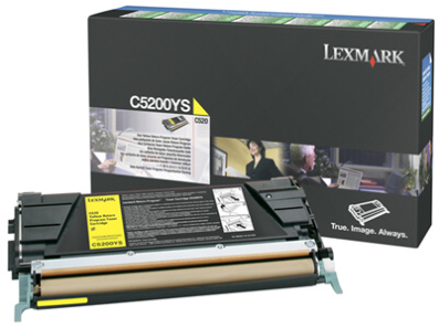 Lexmark originál toner C5200YS, yellow, 1500str., return, Lexmark C530