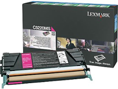 Lexmark originál toner C5220MS, magenta, 3000str., return, Lexmark C522n, C524