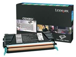 Lexmark originál toner C5240KH, black, 8000str., return, Lexmark C524
