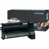 Lexmark originál toner C7720KX, black, 15000str., return, Lexmark C772
