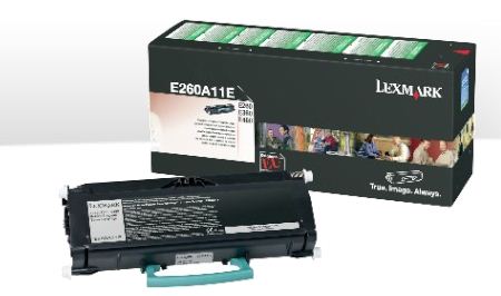 Lexmark originál toner E260A11E, black, 3500str., return, Lexmark E260, E360, E460