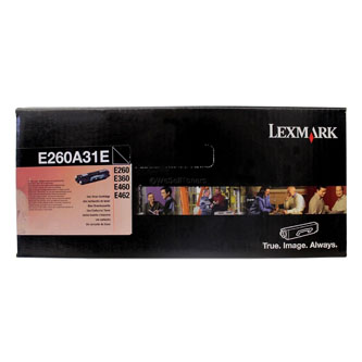 Lexmark originál toner E260A31E, black, 3500str., Lexmark E260, E360, E460