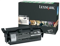 Lexmark originál toner T654X11E, black, 36000str., return, high capacity, Lexmark T654