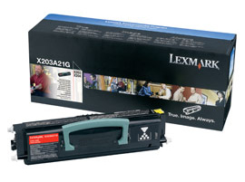 Lexmark originál toner X203A21G, black, 2500str., Lexmark X203, X204