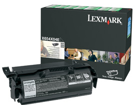 Lexmark originál toner X651H21E, black, 36000str., return, extra high capacity, Lexmark X654,656,X6 X654X04E