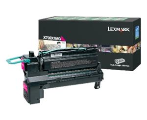 Lexmark originál toner X792X1MG, magenta, 20000str., return, Lexmark X792 serie