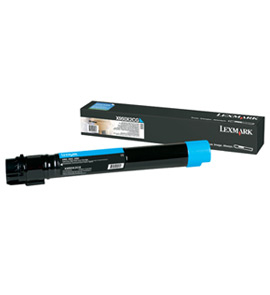 Lexmark originál toner X950X2CG, cyan, 24000str., extra high capacity, Lexmark X950, X952, X954