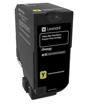 Lexmark - Vysoká výtěžnost - žlutá - originál - kazeta s barvivem LCCP, LRP - pro Lexmark CX725de, 84C2HY0