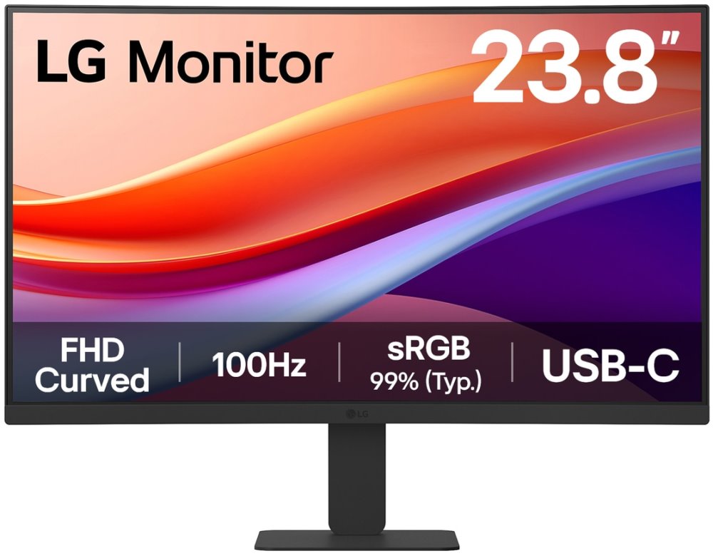 LG 24U421A-B 23.8"W VA LED 1920x1080 5ms 5 000 000:1 250cd HDMI USB-C(15W) čierny 24U421A-B.AEUQ