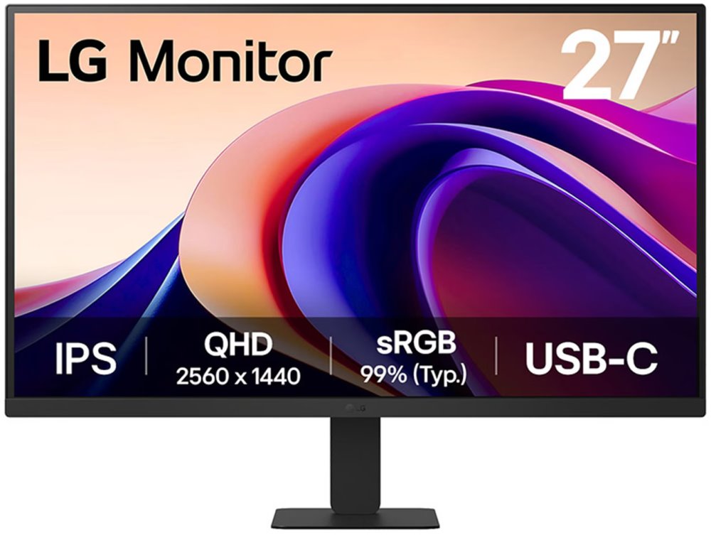 LG 27U631A-B 27"W IPS 2560x1440 5ms 5M:1 250cd HDMI USB-C(15W) 100Hz 27U631A-B.AEUQ