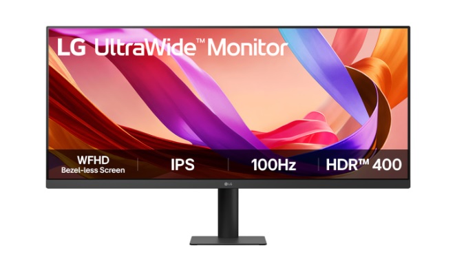 LG 34U511A-B 34" IPS 21:9/2560x1080/400nits/5ms/1000:1/HDMI/DP/Tilt/VESA/černý