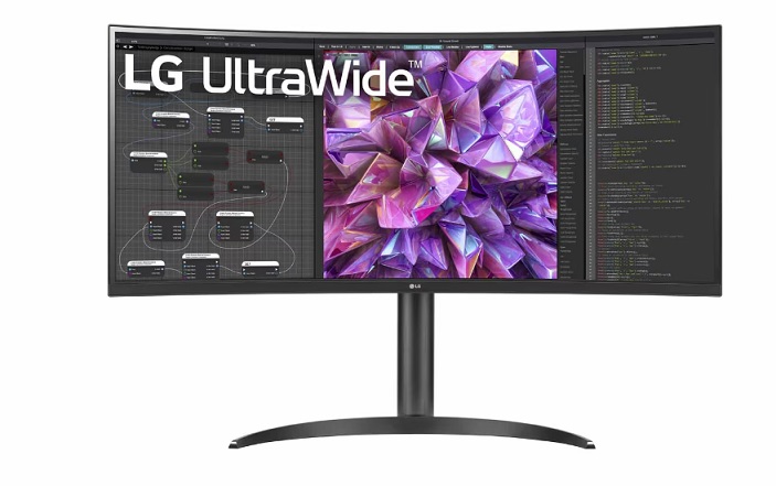 LG 34WQ75C-B curved 34" IPS 21:9 3440x1440/300cd/5ms/1000:1/2xHDMI/DP/RJ45/4xUSB/repro/HDR 10/sRGB/Tilt/He 34WQ75C-B.AEU