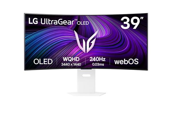 LG 39GX90SA-W 39"W OLED 3440x1440 Mega:1 0.03ms 275cd DP 2xHDMI USB-C (65W) repro 240Hz WEB OS 39GX90SA-W.AEU