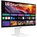 LG monitor 32U850SA-W 31,5" IPS 3840x2160/16:9/400cdm/5ms/USB-C/HDMI/BT/Wifi/webOS/zrcadlení/speaker/FHDkamera/výš.stav