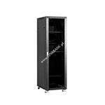 Linkbasic stojace skrine 19'' 42U 600x800mm - čierna (presklené dvere) NCB42-68-BAA-C