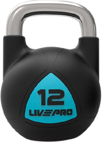 LIVEPRO Činka Kettlebell Uretan 24 kg V 8595096693509