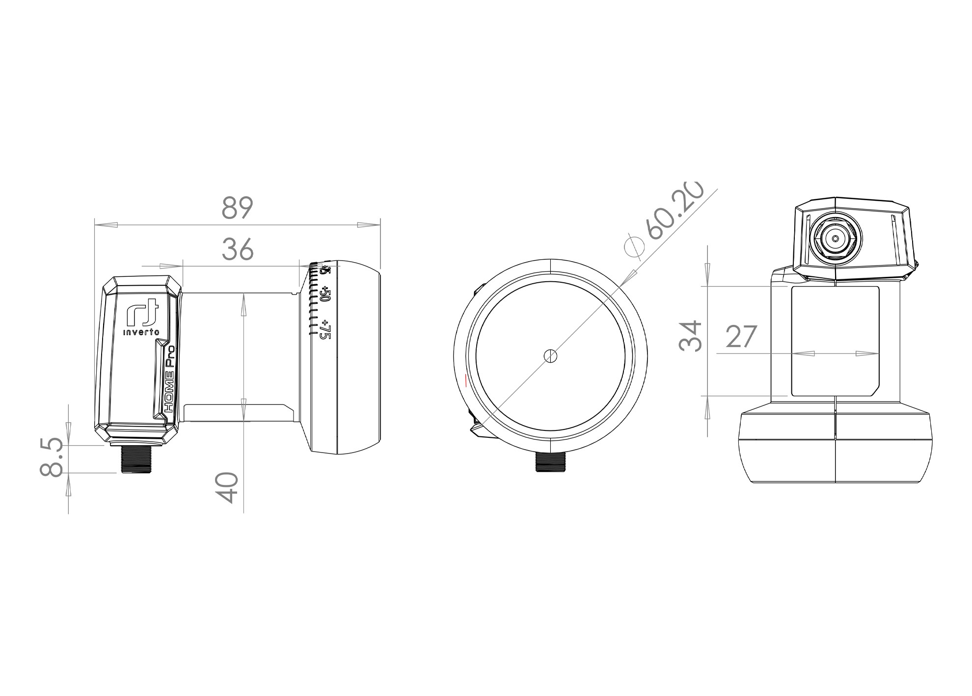 LNB Inverto HOME PRO Universal Single LNB INV H PRO SINGLE