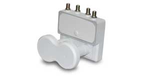 LNB Mascom Monoblock 4,3 Quad MC M4-QS01 LNB MNB MASCOM QUAD 4,3