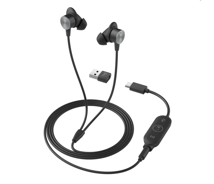 LOGI ZONE WIRED EARBUDS UC -/GRAPHITE 981-001013