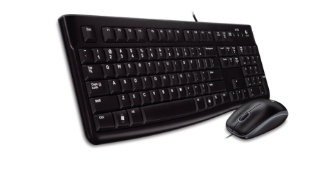 Logitech Desktop MK120 - Klávesnice a sada myši - SVK USB 920-002548