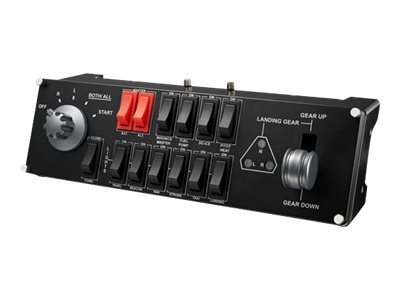 Logitech Flight Switch Panel - Přístrojová deska leteckého simulátoru - kabelové - pro PC 945-000012