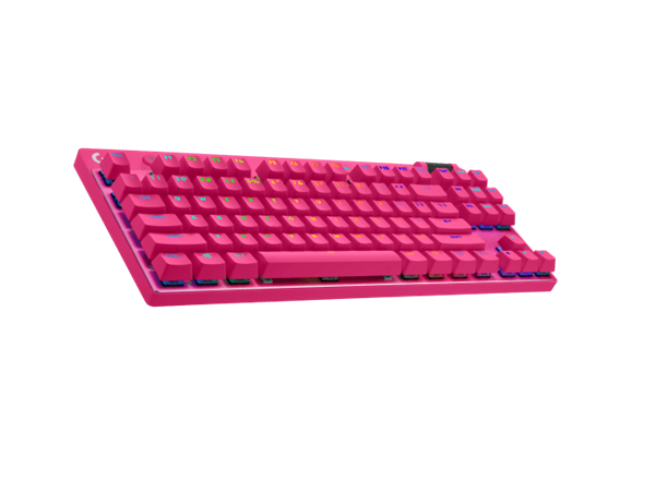 Logitech® G PRO X TKL LIGHTSPEED Gaming Keyboard - MAGENTA - US INT'L - 2.4GHZ/BT - N/A - EMEA28-935 - TACTIL 920-012159