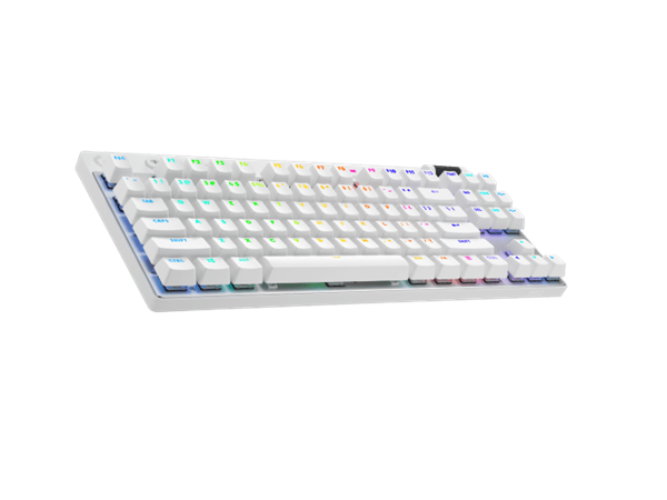 Logitech G PRO X TKL LIGHTSPEED - herná klávesnica, Tactile, biela, US 920-012148