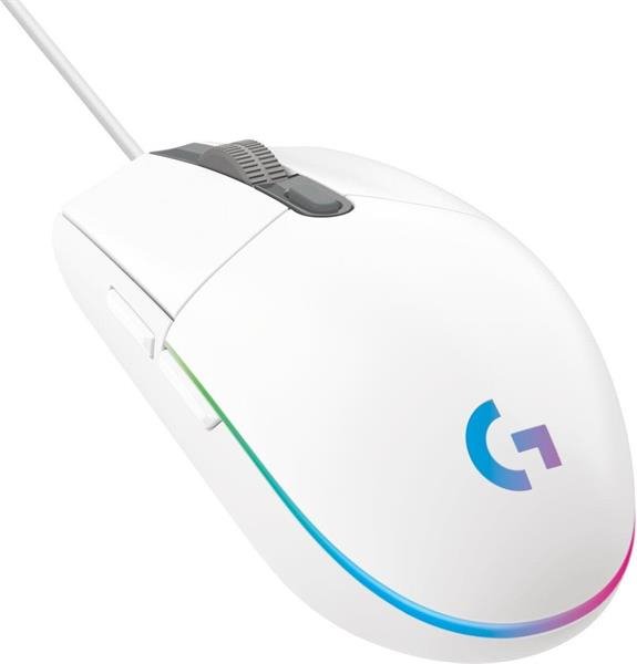Logitech® G102 2nd Gen LIGHTSYNC Gaming Mouse - WHITE - USB 910-005824