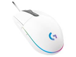 LOGITECH G203 2nd Gen LIGHTSYNC, Hráčska myš, wht 910-005797
