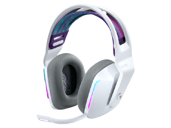 Logitech® G733 LIGHTSPEED Wireless RGB Gaming Headset - WHITE- EMEA 981-000883