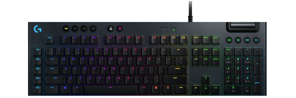 Logitech G815 Clicky herná klávesnica, US 920-009095