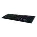 Logitech® G915 LIGHTSPEED Wireless RGB Mechanical Gaming Keyboard - GL Tactile - CARBON - US INT'L - 2.4GHZ/BT920-008910
