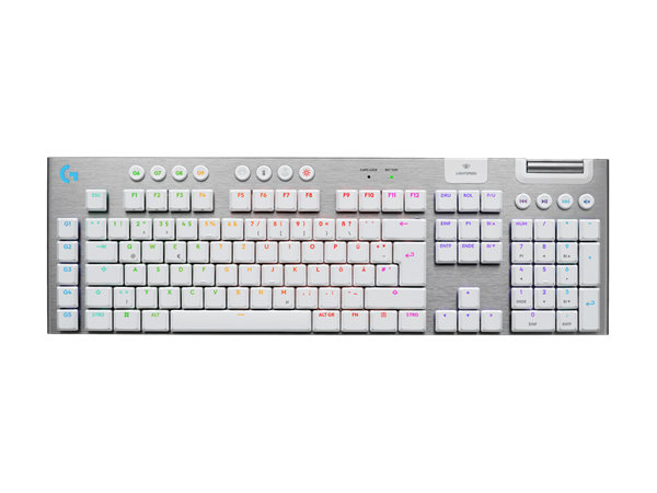 Logitech® G915 X LIGHTSPEED Low-Profile Wireless Gaming Keyboard - WHITE - US INT'L 920-012690
