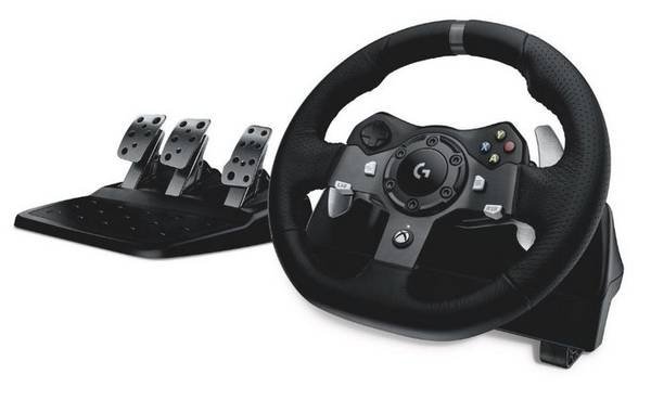 Logitech® G923 Racing Wheel and Pedals for PS4 and PC - N/A - PLUGC - EMEA 941-000149