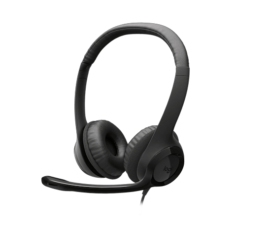 Logitech® H390 USB-C Headset - MIDNIGHT BLACK 981-001576