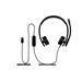 Logitech® H570e USB Headset Stereo (Teams version) headset - BLACK - USB-A 981-001430