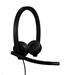 Logitech® H570e USB Headset Stereo (Teams version) headset - BLACK - USB-C 981-001431