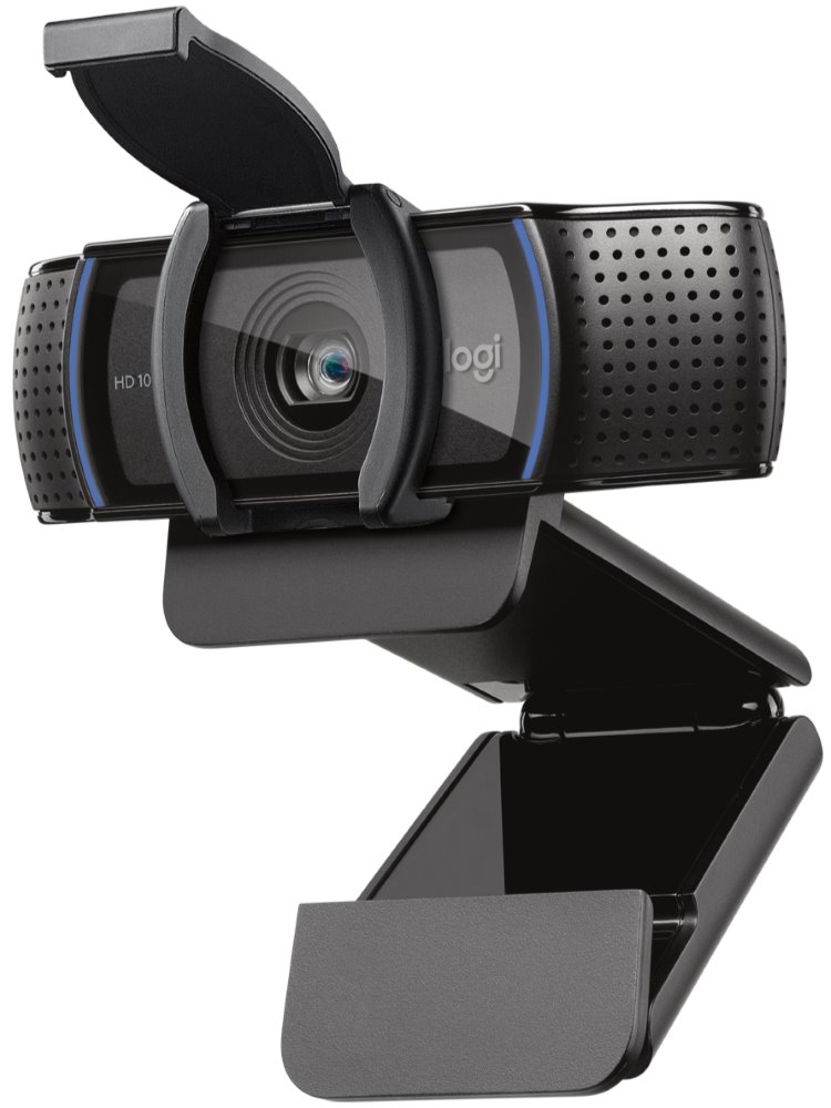 Logitech HD Pro Webcam C920S - Webkamera - barevný - 1920 x 1080 - audio - wired - USB 960-001252