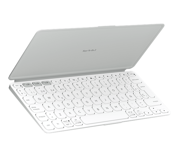 LOGITECH, Keys-To-Go 2 Pale Grey US INT'L 920-012985