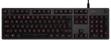 Logitech klávesnice Gaming G413 červené podsvícení, US - carbon 920-008310