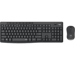 Logitech klávesnice s myší Wireless Silent Combo MK295, CZ/SK, tichá, grafitová 920-009808
