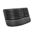 Logitech klávesnice Wave keys - bezdrátová/bluetooth/ergonomická/CZ/SK - grafitová 920-012307