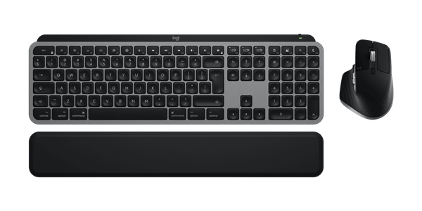 Logitech Master Series MX Keys S Combo for Mac - Klávesnice a sada myši full size - podsvícená - be 920-012845