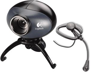 Logitech Mini Webcam Plus (OEM) + Handsfree audio mono & microfon 961395-0914