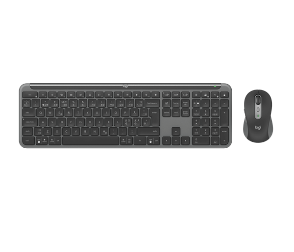 Logitech® MK950 Signature Slim Combo - GRAPHITE-US INT'L-2.4GHZ/BT 920-012490