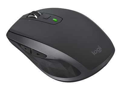 Logitech MX Anywhere 2S - Myš - laser - 7 tlačítka - bezdrátový - 2.4 GHz, Bluetooth 4.0 LE - přijí 910-007230